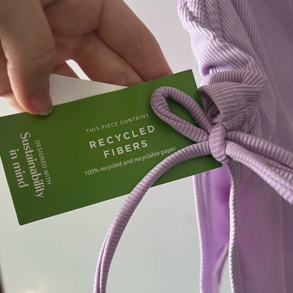 Lilac One-Piece Bathing Suit - Picture 3 of 4